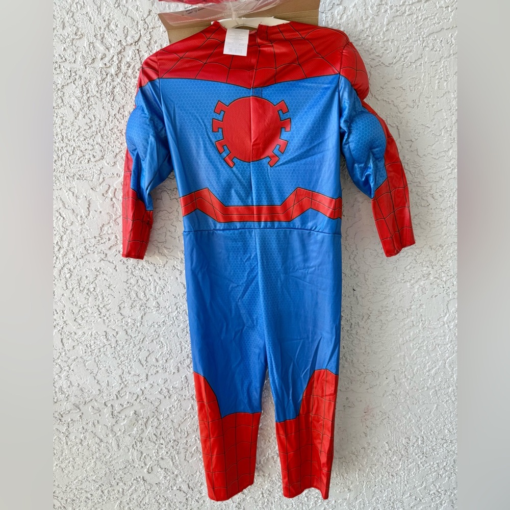 Marvel Spider-Man Red and Blue Padded Muscle Kids Costume size 6/7 - Picture 6 of 16